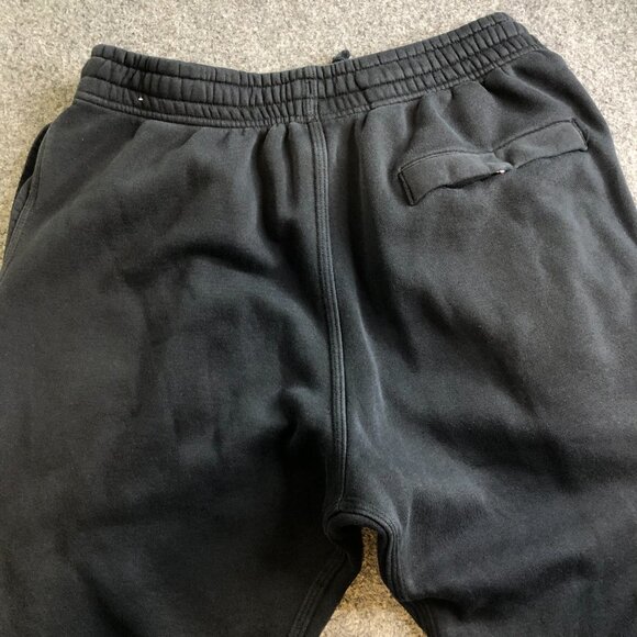 Nike Sweatpants Mens Medium Black Fleece Joggers Swoosh Logo 826431-010 - Picture 10 of 12